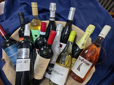 Wine of the Month. A different bottle for every month of the year and a bottle of Prosecco to