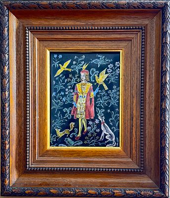 PIERRE BONNET (1934/2008) - Pintura sobre esmalte de LIMOGES-. PIERRE BONNET (1934/2008). 
