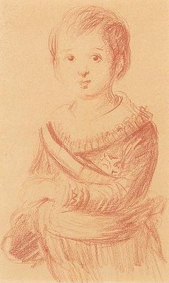 : DESPU&Eacute;S DE FRANCISCO DE GOYA S. XIX-XX - Retrato de pr&iacute;ncipe espa&ntilde;ol. DESPU&Eacute;S DE FRANCISCO DE 