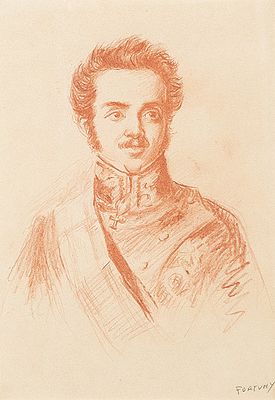 : DESPU&Eacute;S DE FRANCISCO DE GOYA S. XIX-XX - Retrato de militar. DESPU&Eacute;S DE FRANCISCO DE GOYA S. 