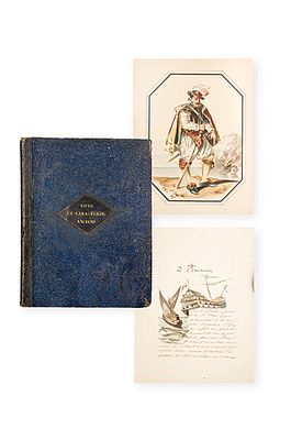 : DESPU&Eacute;S DE TH&Eacute;OPHILE FRAGONARD - Types et Characteres Anciens d'apres de documents peims on 