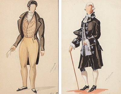 : MANUEL COMBA - Trajes de caballero de &eacute;poca. MANUEL COMBA Madrid 1902-1987 Trajes de caballero 