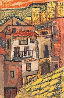 : ESCUELA CATALANA S. XX - Casas de pueblo. ESCUELA CATALANA S. XX Casas de pueblo Ceras sobre 