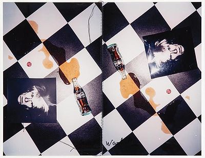 : ANDY WARHOL - Drinking Coca-Cola myself in the Factory. ANDY WARHOL Pittsburgh 1928-New York 