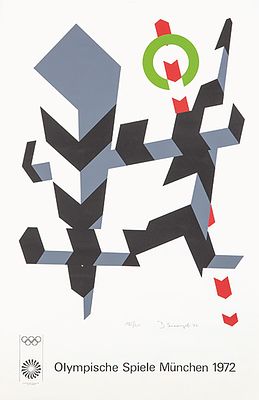 : D'ARCANGELO ALLAN - Olympische Spiele M&uuml;nchen. D'ARCANGELO ALLAN Estados Unidos 1930-1998 