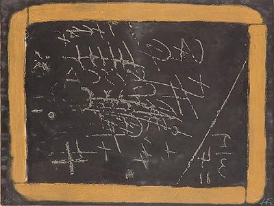 : ANTONI T&Agrave;PIES - Pissarra. ANTONI T&Agrave;PIES Barcelona 1923-2012 Pissarra. 1972 Aguafuerte 