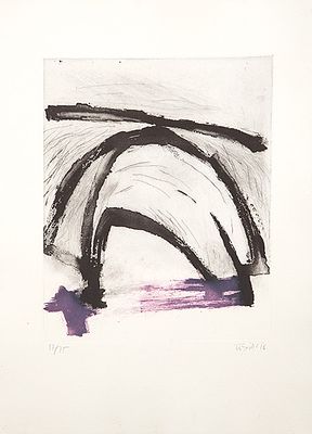 : JORDI TEIXIDOR - B&oacute;veda. JORDI TEIXIDOR Valencia 1941 B&oacute;veda. 1986 Aguatinta sobre papel hecho 