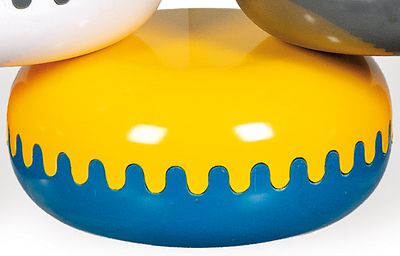 : Alan Fletcher (Nairobi, 1931 - 2006) para Mebel Italia 1972 Cenicero "Clam Ashtrays" 