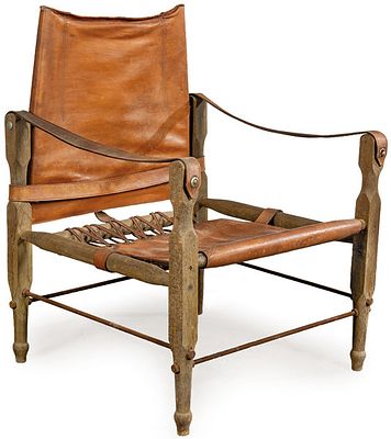 : Kaare Klint (Copenhague, 1888-1954) para Rud. Rasmussen, 1933 Silla Safari, modelo KK47000. Kaa 