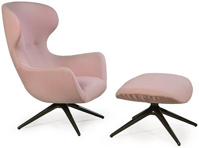 : Marcel Wanders (Holanda, 1963) para Poliform Butaca y reposapies modelo Mad Joker. Marcel 