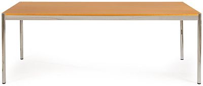 : Paul Sch&auml;rer y Fritz Haller para USM dise&ntilde;o de 1964 Mesa Haller. Paul Sch&auml;rer y Fritz Haller 
