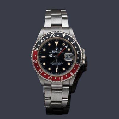 : ROLEX mod. Oyster Perpetual "GMT Master II" Superlative Chronometer Officially Certified. 