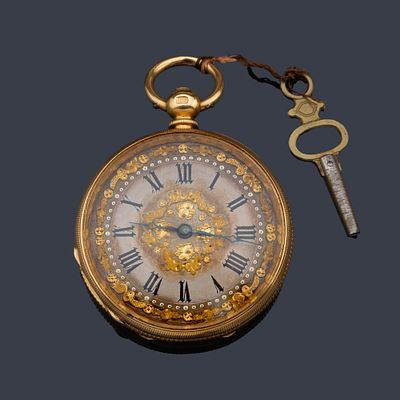 : Reloj lepin n&ordm; 15715 con caja en oro amarillo de 18 K y esmalte. Reloj lepin n&ordm; 15715 con 