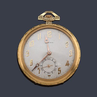 : LAVINA n&ordm; 601071 9651, reloj lepin con caja en oro amarillo de 18 K. LAVINA n&ordm; 601071 9651 