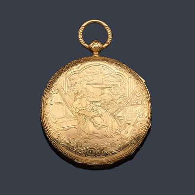 : H.A. MEYLAN Geneve n&ordm; 26210, reloj soner&iacute;a con caja en oro amarillo de 18 K. H.A. MEYLAN 