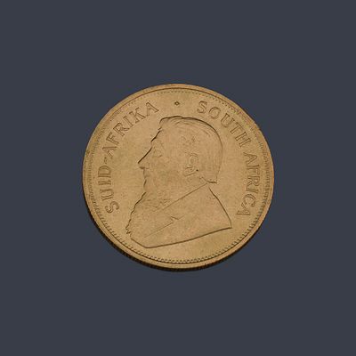 : Moneda Krugerrand South &Aacute;frica en oro de 22 K. Moneda Krugerrand South &Aacute;frica en oro 