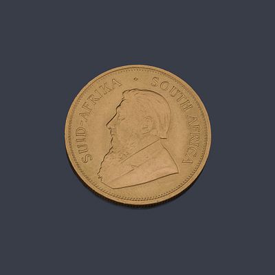 : Moneda Krugerrand South &Aacute;frica en oro de 22 K. Moneda Krugerrand South &Aacute;frica en oro 