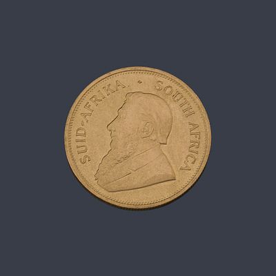 : Moneda Krugerrand South &Aacute;frica en oro de 22 K. Moneda Krugerrand South &Aacute;frica en oro 