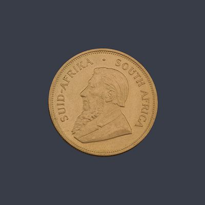 : Moneda Krugerrand South &Aacute;frica en oro de 22 K. Moneda Krugerrand South &Aacute;frica en oro 