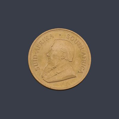 : Moneda Krugerrand South &Aacute;frica en oro de 22 K. Moneda Krugerrand South &Aacute;frica en oro 