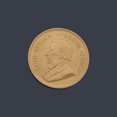 : Moneda Krugerrand South &Aacute;frica en oro de 22 K. Moneda Krugerrand South &Aacute;frica en oro 