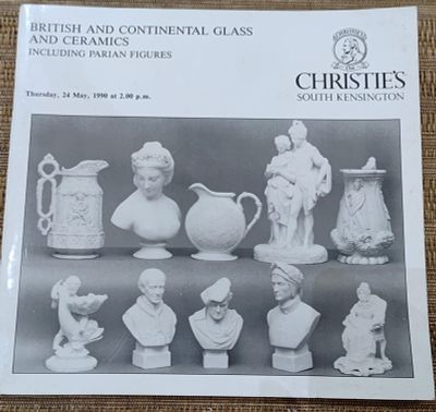 1990 CHRISTIES AUCTION CATALOGUE OF BRITISH AND CONTINENTAL GLASS AND CERAMICS INCLUDING 