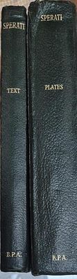 Lot no.12 
1955 ' THE WORK OF JEAN DE SPERATI ' PART I (THE TEXT) &amp; PART II (PLATES) 