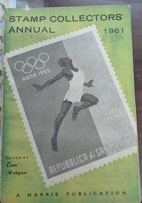 1961 Stamp Collectors ANNUAL by Harris Publication, London.very informative.