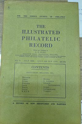 1939 July no.3 ' THE ILLUSTRATED PHILATELIC RECORD ' BY R.F.HURT .PRISTINE CONDITION.