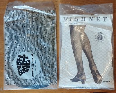 2 אריזות גרבי רשת של לודזיה - fishnet. . לא היו בשימוש. בלאי.