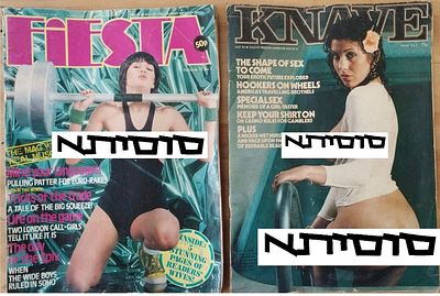 2 חוברות סקס - לונדון שנות ה-70. . Fiesta, Knave.