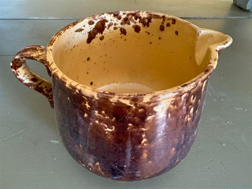 Lot 252: Antique Earthenware Pitcher