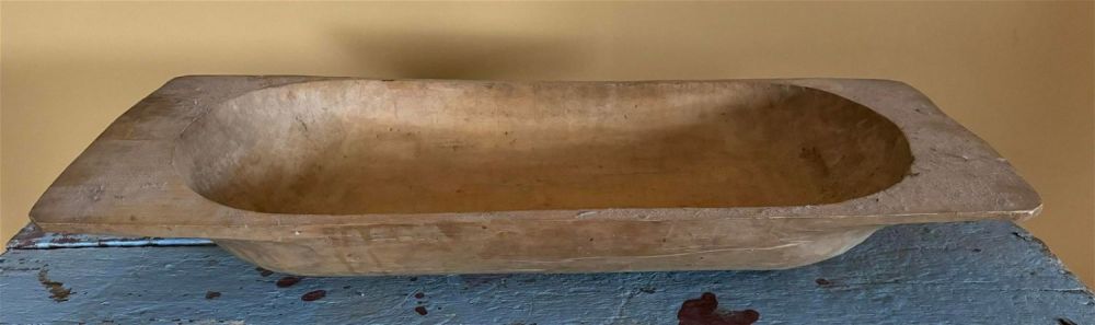 Lot 264: Antique Primitive Dough Bowl