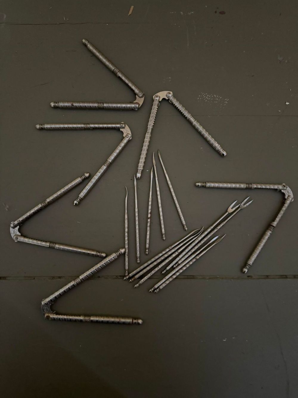 Lot 266: Chestnut Crackers and Pick Forks