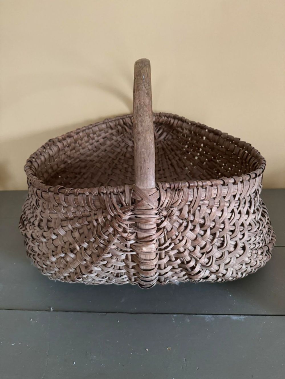 Lot 297: Antique Southern Handwoven Basket