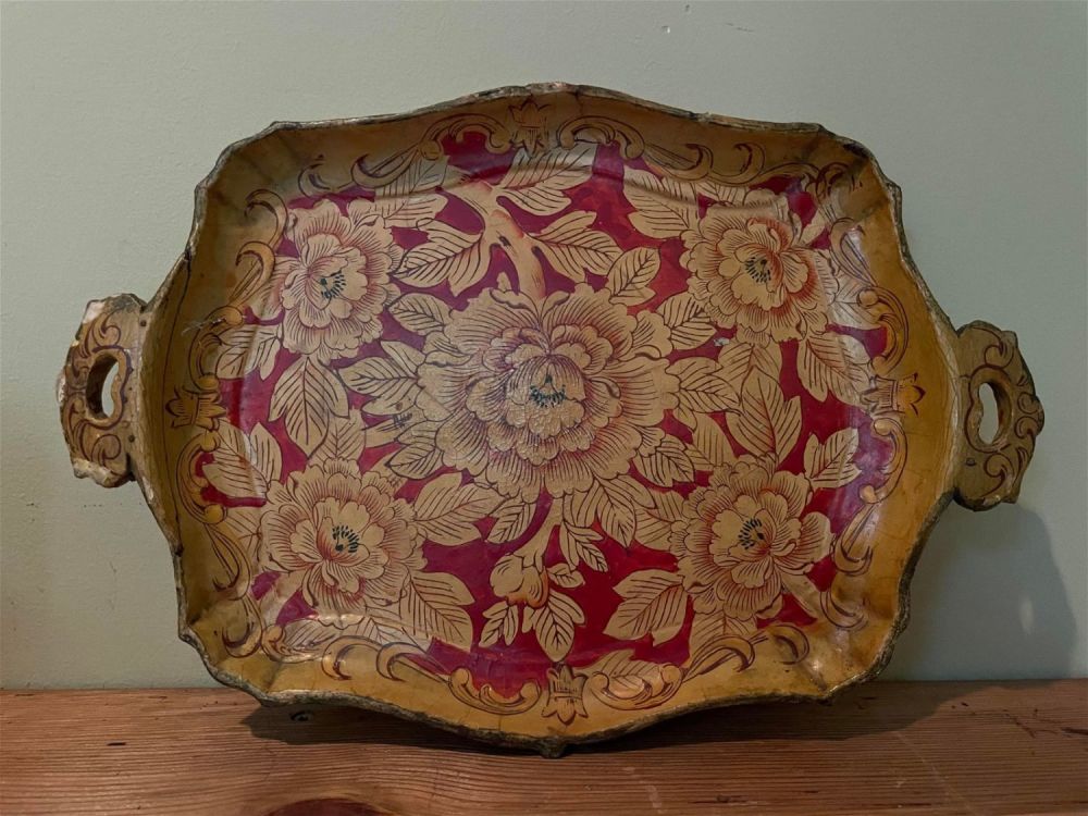 Lot 177: Vintage Serving Tray