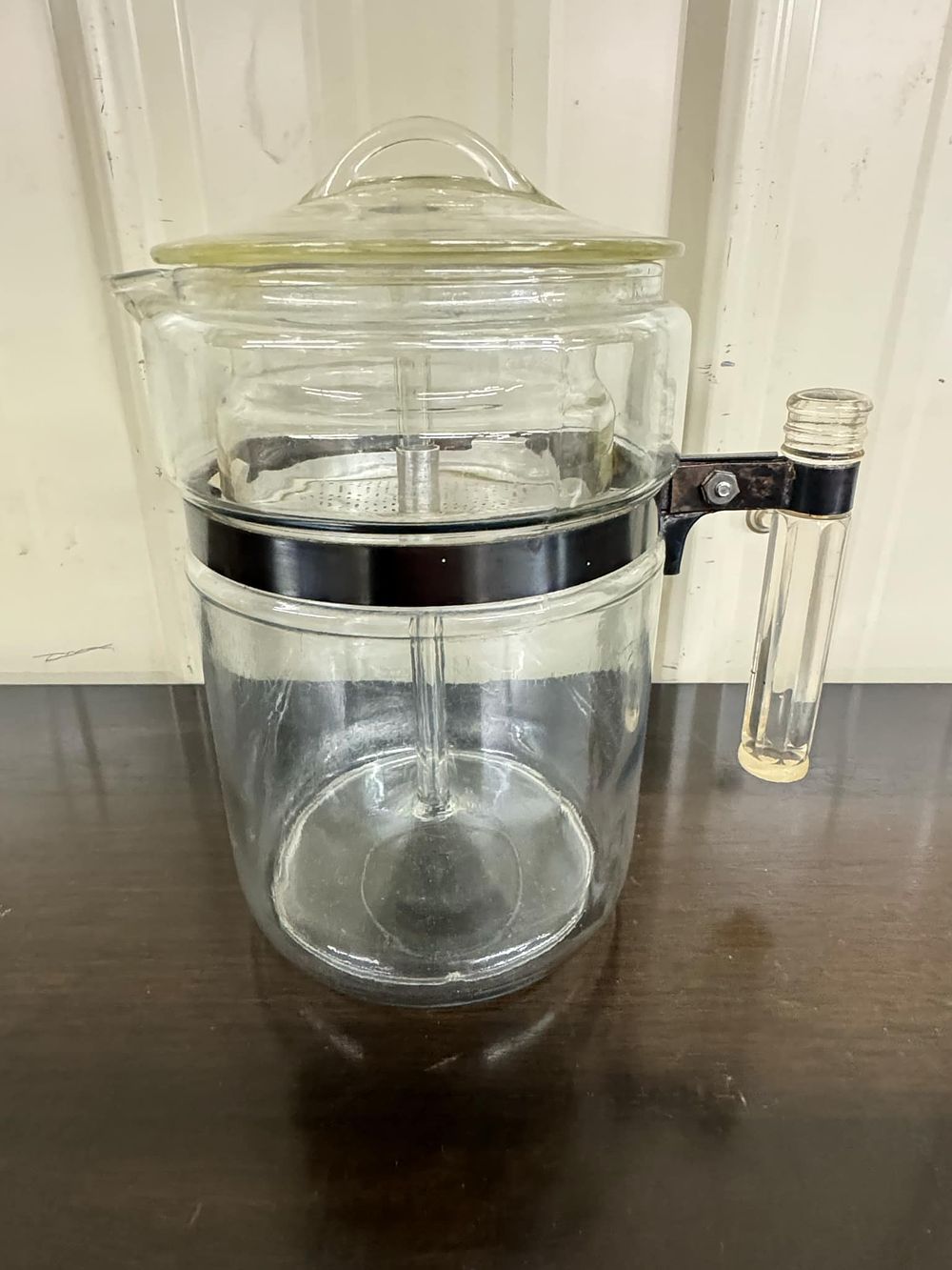 Lot 193: PYREX Glass Stovetop Coffee Pot