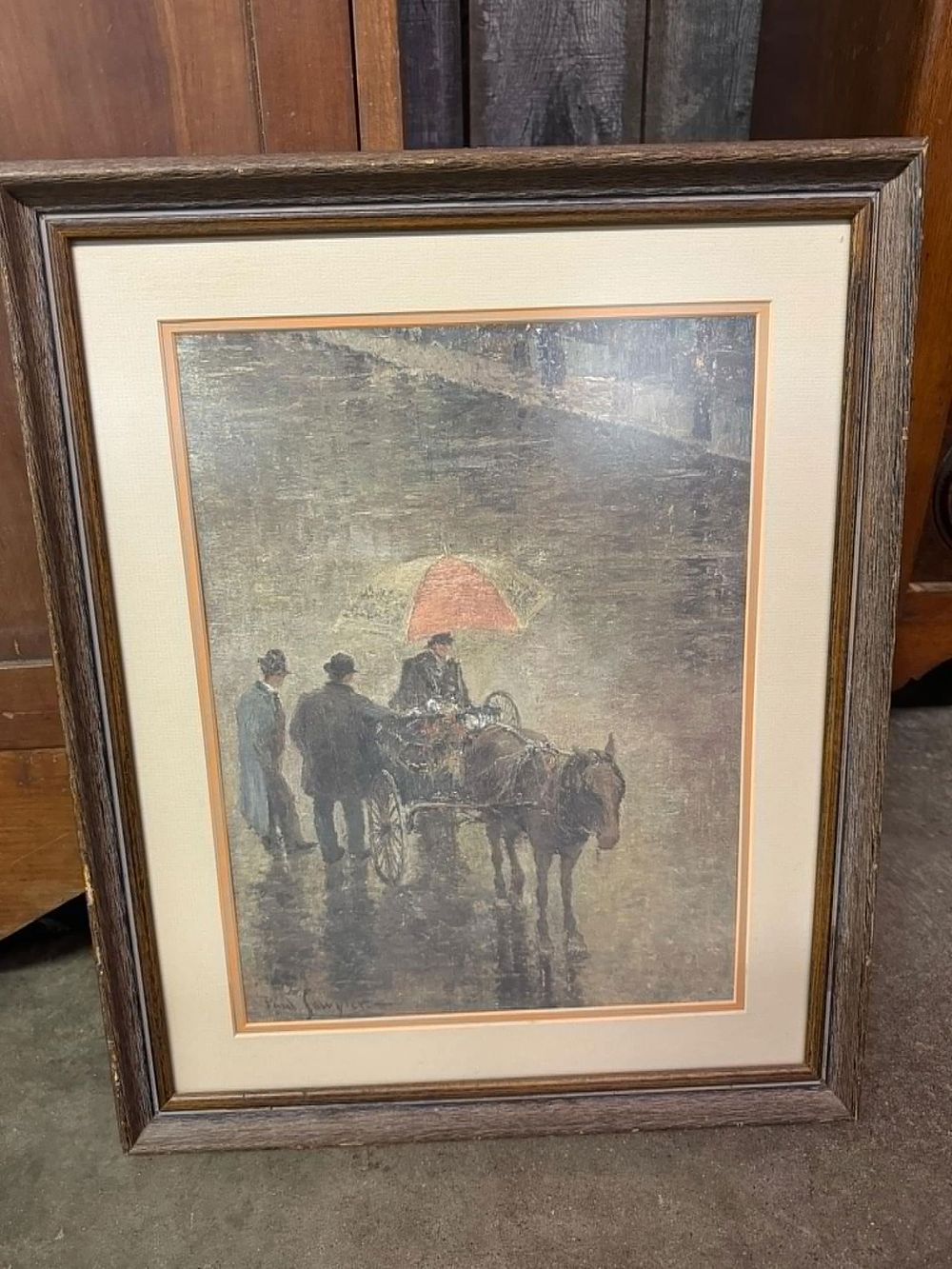 Lot 212: Paul Sawyer Lithograph, "The Street Peddler"