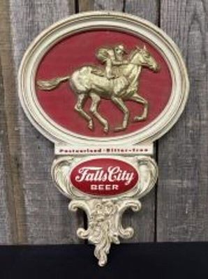 Vintage 1959 Falls City Beer Horse Racing Derby Wall Advertisement; Louisville, KY. 16"X25"