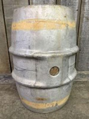 Rare Vintage Jos. Schlitz Brewing Co. Pony Aluminum Beer Keg 15.5 Gallons; Milwaukee, Wis. 14"X24"