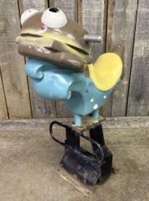 Vintage McFish Filet-O-Fish Mcdonald's 1970's Playground Ride On Toy 28"X16"X36"