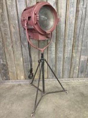 Vintage Warner Bros. Studio Set Lighting Mole-Richardson 5K Fresnel Type 415 Spotlight; Lights 