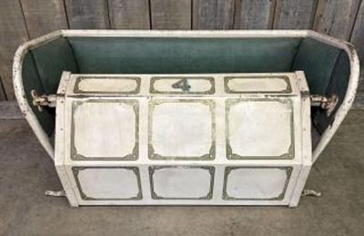 Early Steel Ferris Wheel Seat No. 4 By Big Eli - Eli Bridge Company. 24"X52"X24"