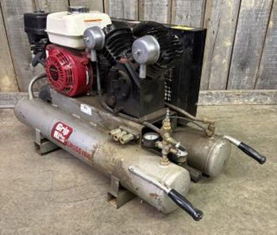Grip Rite Gas Wheelbarrow Compressor 5.5HP GR55G10X 17"X41"X23"