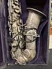 Antique Saxophone With Hard Case 22"X10"X4"Image - 2