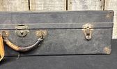 Antique Saxophone With Hard Case 22"X10"X4"Image - 5
