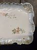 Antique French Hand Painted Limoges, in Floral Serving Platter 12"X8"Image - 2