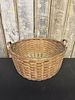 Large Vintage Handmade Basket 22"X11"Image - 1