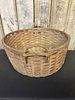 Large Vintage Handmade Basket 22"X11"Image - 3