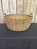 Large Vintage Handmade Basket 22"X11"Image - 4